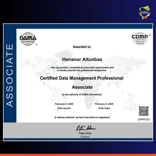 CDMP Associate certification